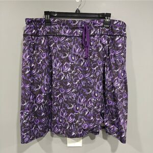 🐢 BlevonH 2X Purple Floral Golf Skirt With Built In Shorts ⛳